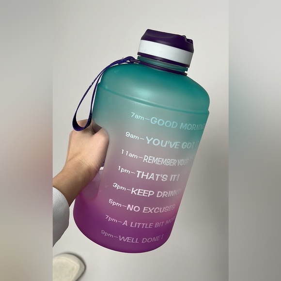 QuiFit 1L Motivation Water Bottle - Picture 2 of 2